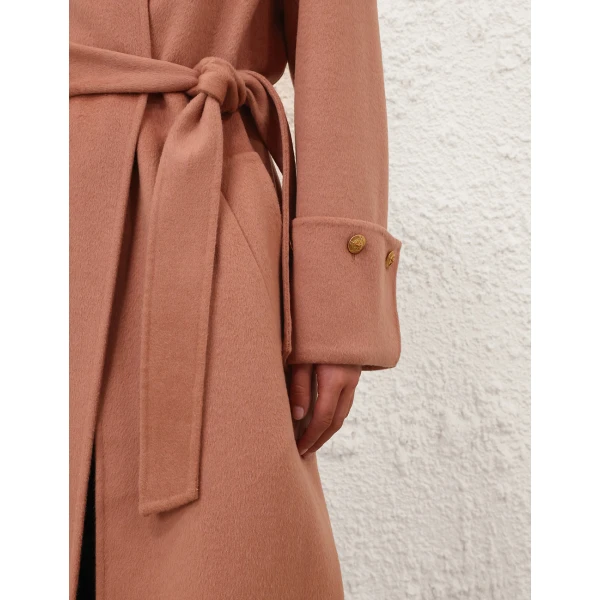 Elevate your elegance in this Zimmermann Coats   from the 2025 resort wear edit