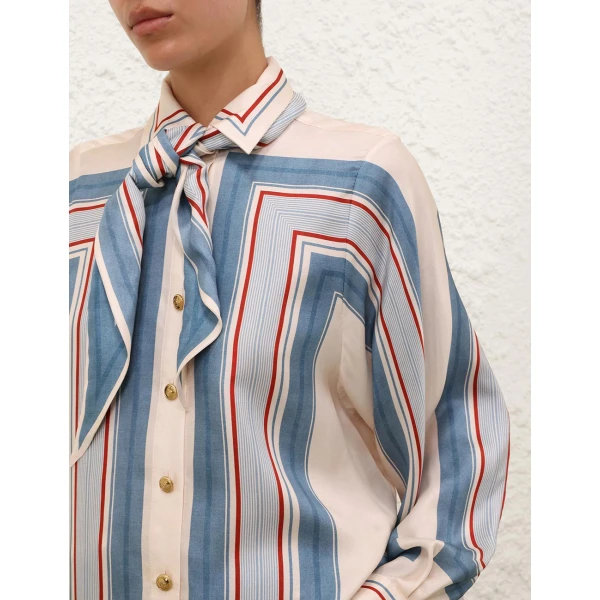 Elevate your elegance in this Zimmermann Tops   from the 2025 resort wear edit