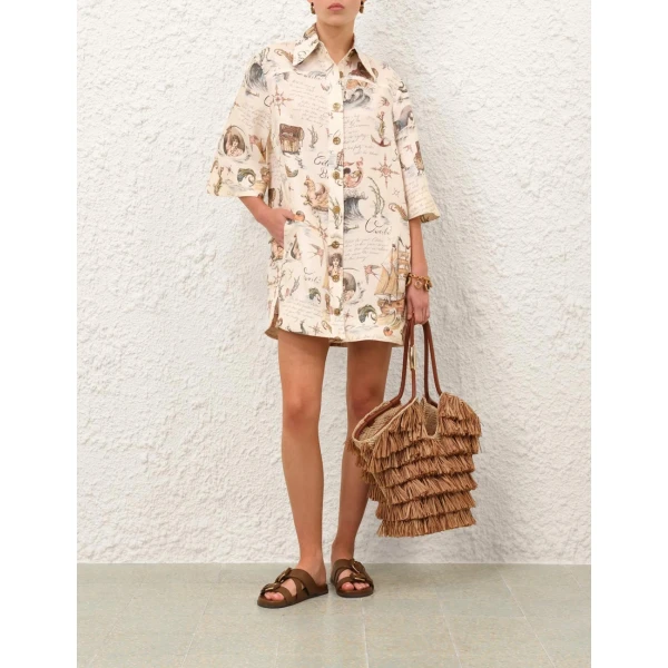 Elevate your elegance in this Zimmermann Dresses   from the 2025 resort wear edit