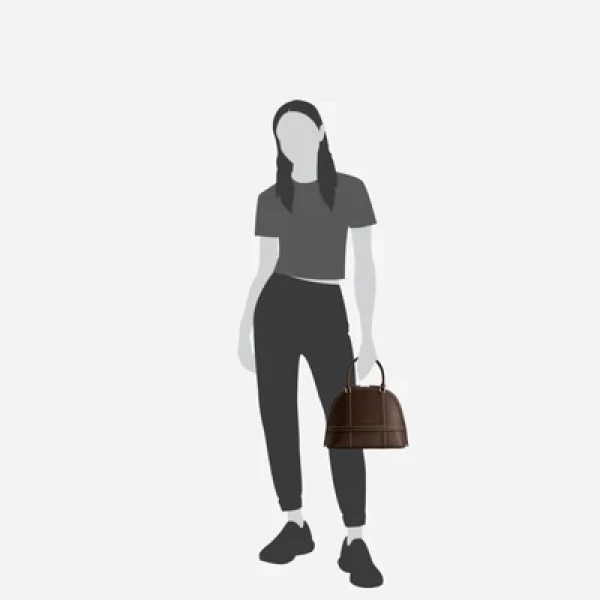 Mlouye Mini Flex Bag - Patent Bordeaux Bag a Architectural Leather Handbag in Red at Coveti Luxury