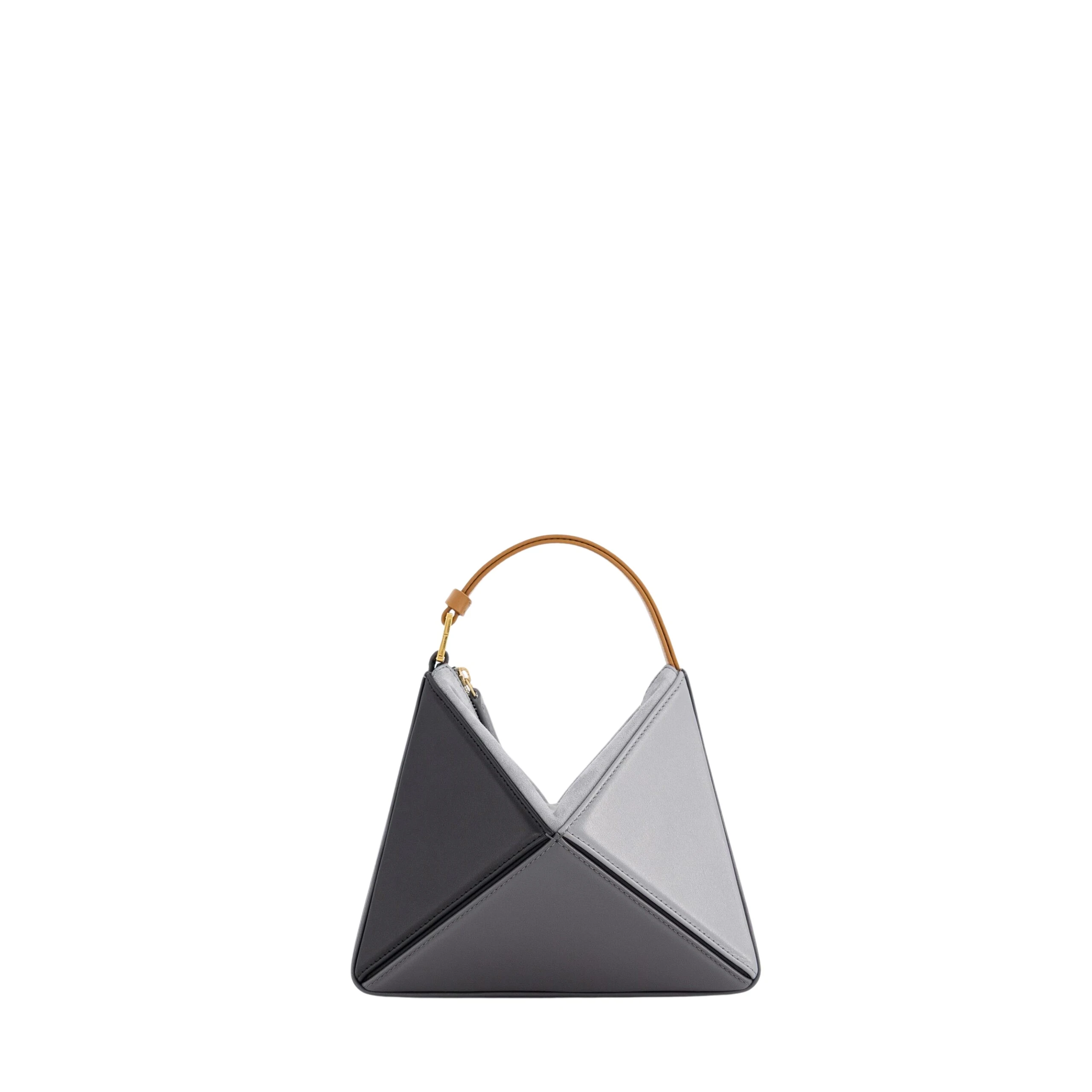 mlouye-Mini-Flex-Bag-Black-Gray-Bags-scaled21462_nobg Mlouye Mini Flex Bag - Black & Gray Bag a Architectural Leather Handbag in Black at Coveti Luxury