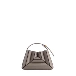 Mlouye Sera Mia - Earth Bag a Architectural Leather Handbag in Brown at Coveti Luxury