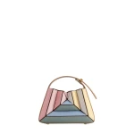 Mlouye Sera Mia - Gummy Bag a Architectural Leather Handbag in Multicolour at Coveti Luxury