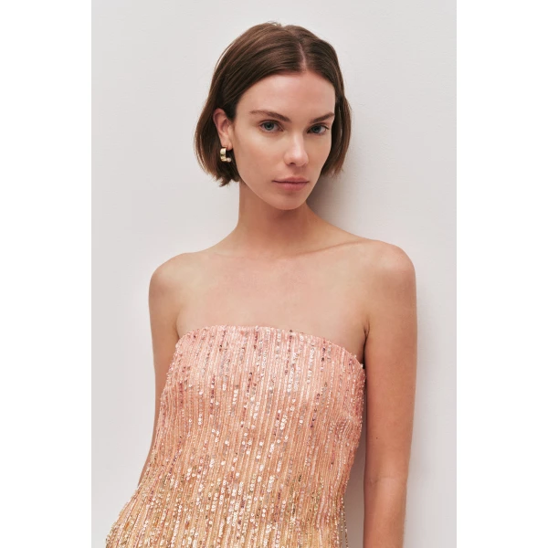 Aje Amulet Sequin Midi Dress, view 5