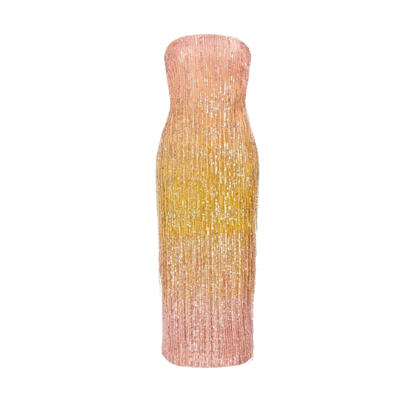 Aje Amulet Sequin Midi Dress