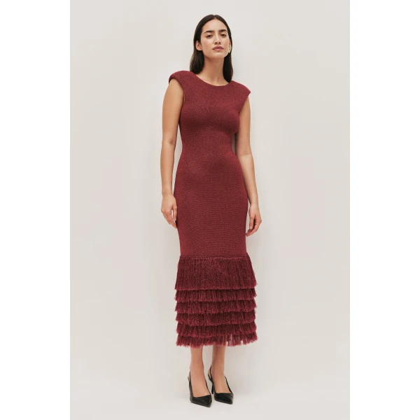 Aje Breeze Knit Midi Dress, view 2