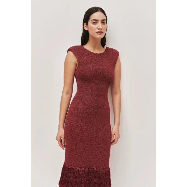 Aje Breeze Knit Midi Dress, view 3