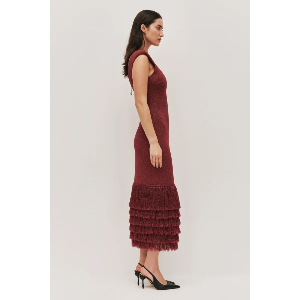 Aje Breeze Knit Midi Dress, view 5