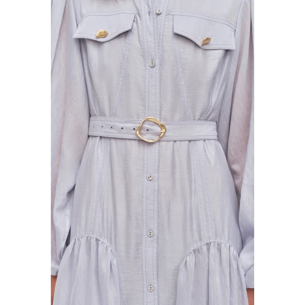 Aje Colide Shirt Dress, view 4