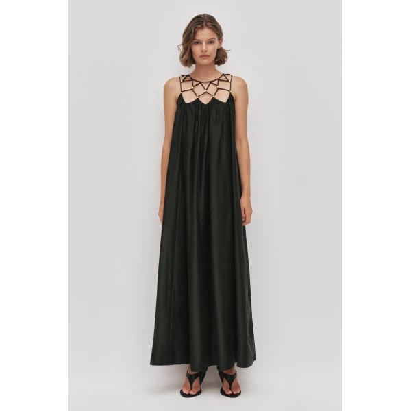 Aje Della Beaded Dress, view 2
