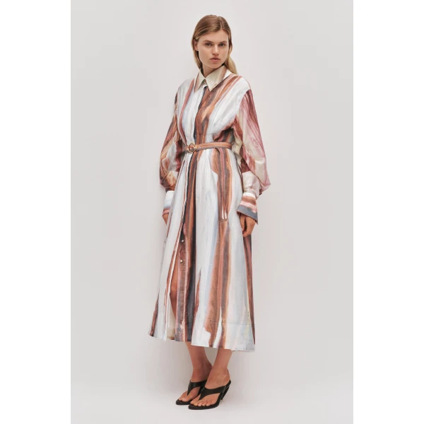 Aje Murphie Midi Dress, view 7