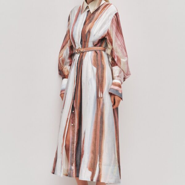 Aje clothing Aus Dresses – structured silhouette with raw femininity from Coveti