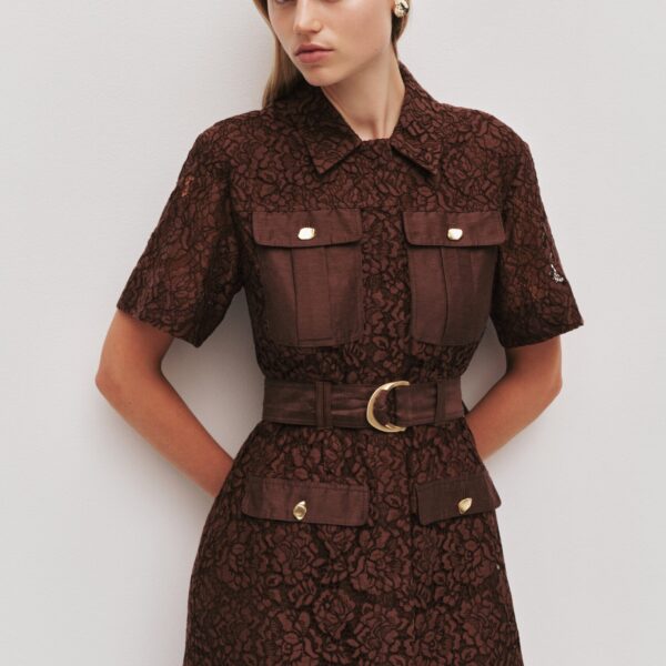Mystic Lace Shirt Dress