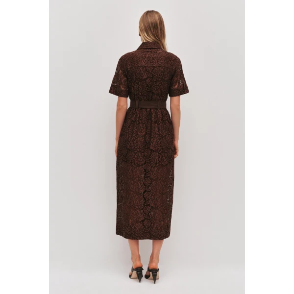 Aje Mystic Lace Shirt Dress, view 6