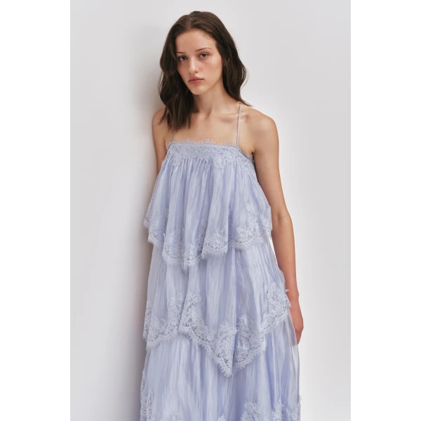 Aje Ophelia Lace Gown, view 3