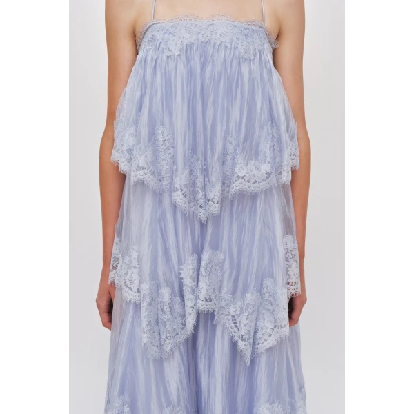 Aje Ophelia Lace Gown, view 4
