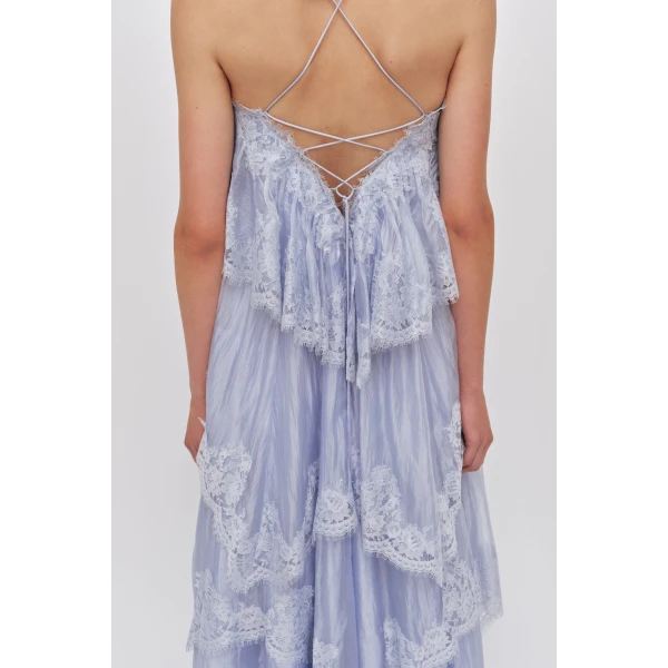 Aje Ophelia Lace Gown, view 6