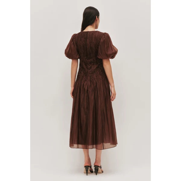 Aje Ophelia Lace Midi Dress, view 6