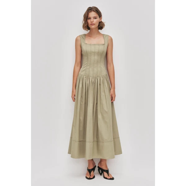 Aje Parallel Midi Dress, view 2