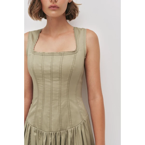 Aje Parallel Midi Dress, view 4