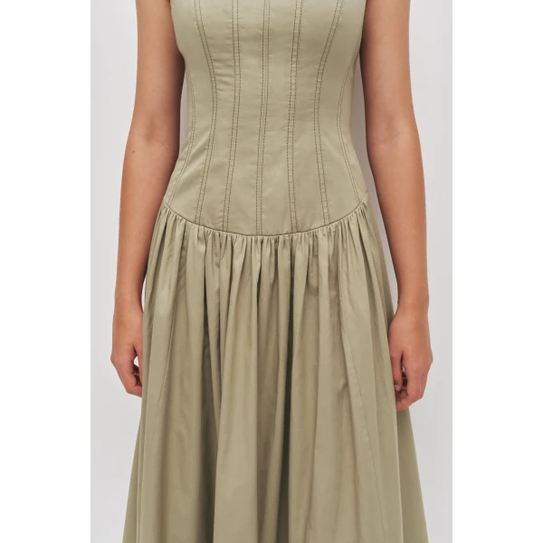 Aje Parallel Midi Dress, view 5
