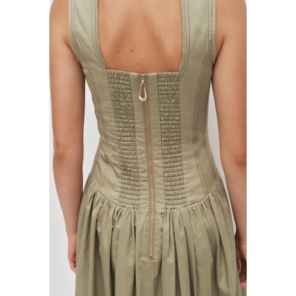 Aje Parallel Midi Dress, view 6