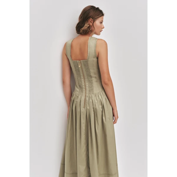 Aje Parallel Midi Dress, view 7