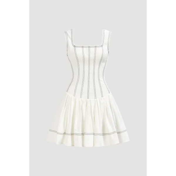 Aje clothing Aus Dresses – structured silhouette with raw femininity from Coveti