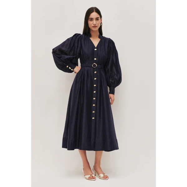 Aje Sevilla Midi Dress, view 5