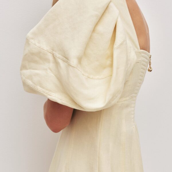 Aje Aus Dresses – structured silhouette with raw femininity from Coveti
