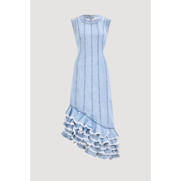 Aje clothing Aus Dresses – structured silhouette with raw femininity from Coveti