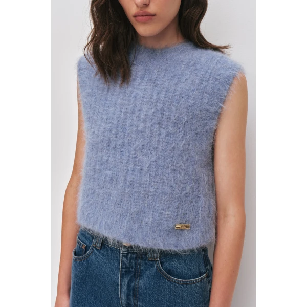 Aje Marni Fluffy Vest, view 4