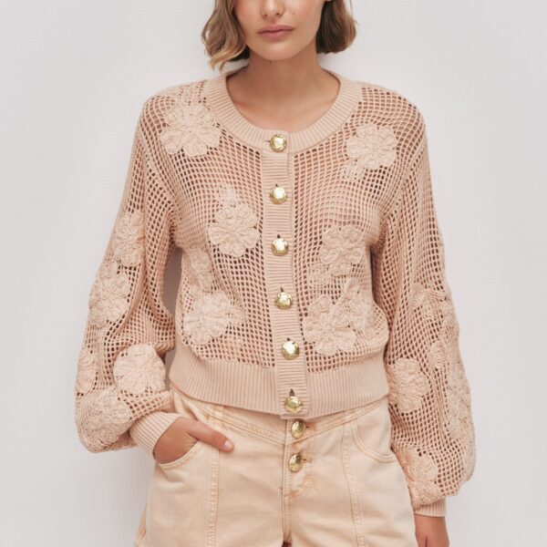 Gardenia Knit Cardigan