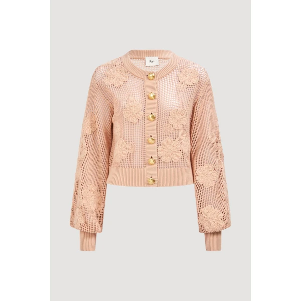 Aje clothing Aus Knitwear – structured silhouette with raw femininity from Coveti