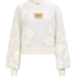 Aje Ivory Knitwear