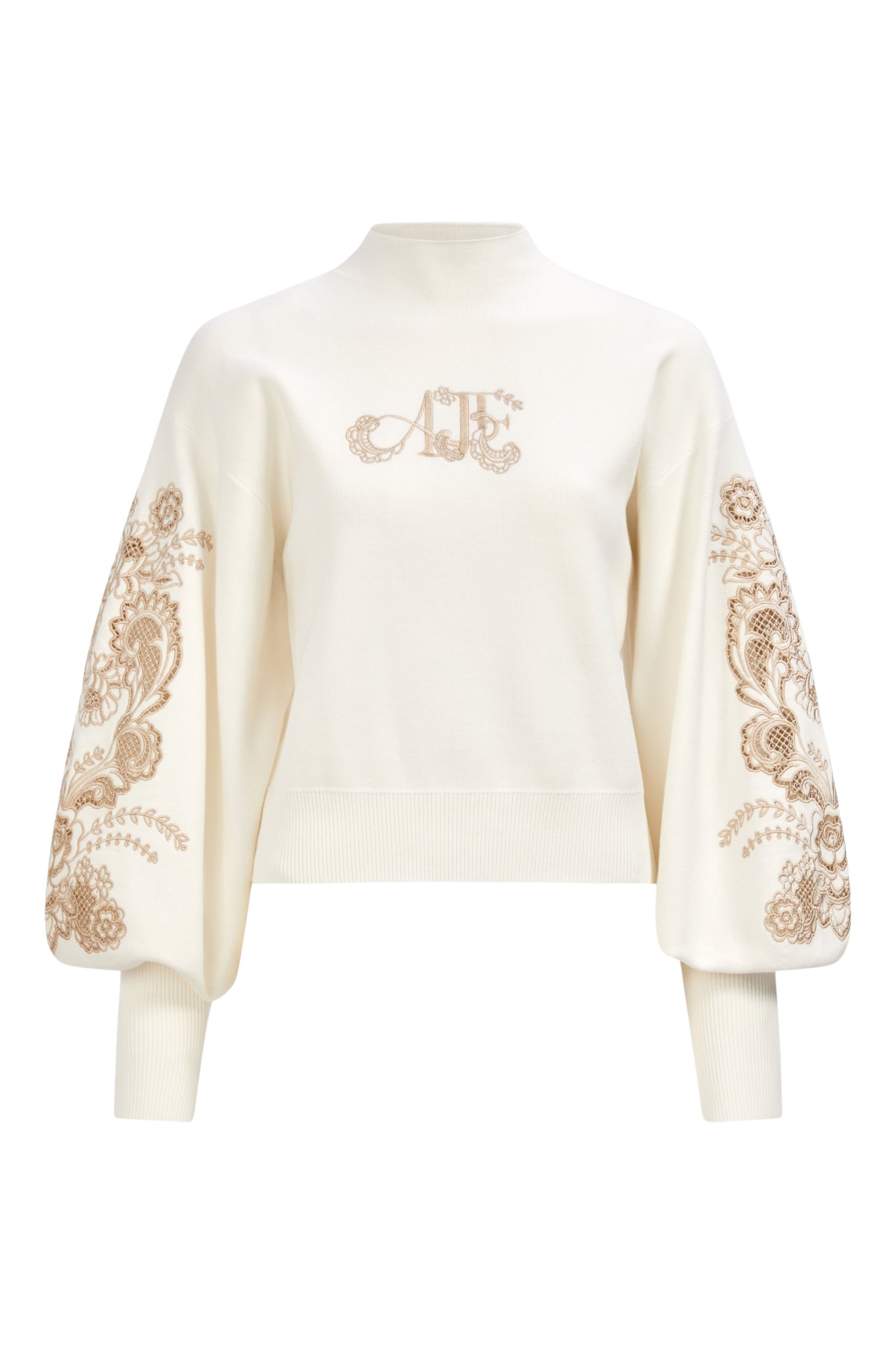Aje Ivory Knitwear