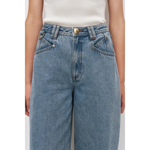 Aje Goldie Denim Jeans, view 4