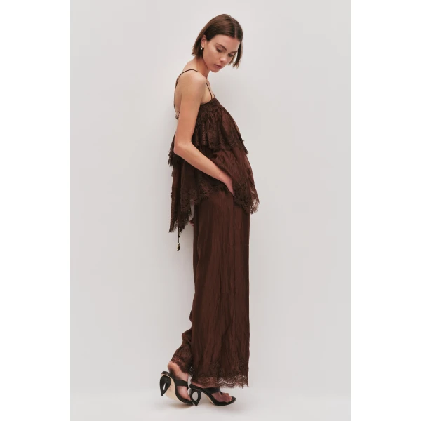 Aje Ophelia Lace Pant, view 4