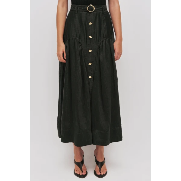 Aje Colide Midi Skirt, view 4