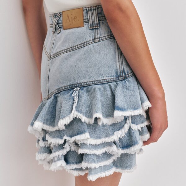 Aje Aus Skirts – structured silhouette with raw femininity from Coveti