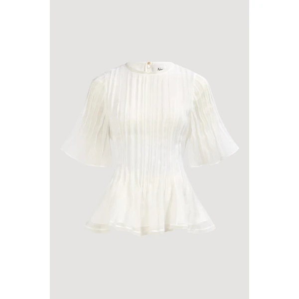 Aje clothing Aus Tops – structured silhouette with raw femininity from Coveti