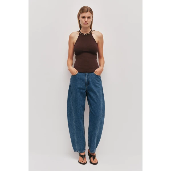 Aje Baroque Knit Tank, view 2