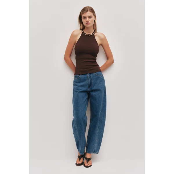Aje Baroque Knit Tank, view 3