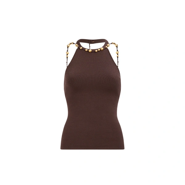 Aje Baroque Knit Tank