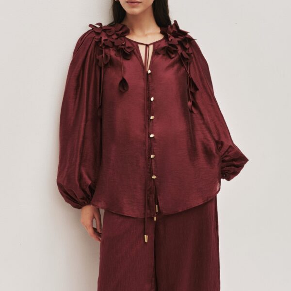 Camille Flower Blouse
