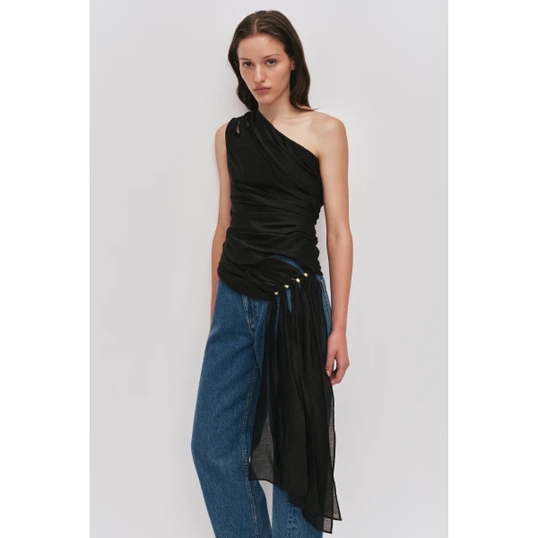 Aje Capture One Shoulder Top, view 3