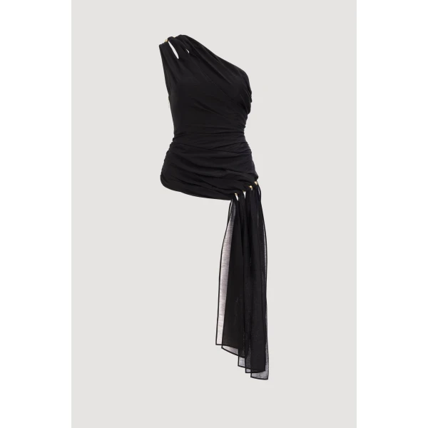 Aje clothing Aus Tops – structured silhouette with raw femininity from Coveti