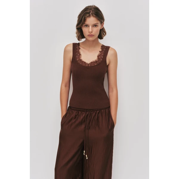Aje Cascade Knit Tank, view 3