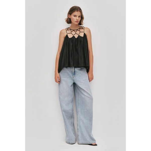 Aje Della Beaded Top, view 2