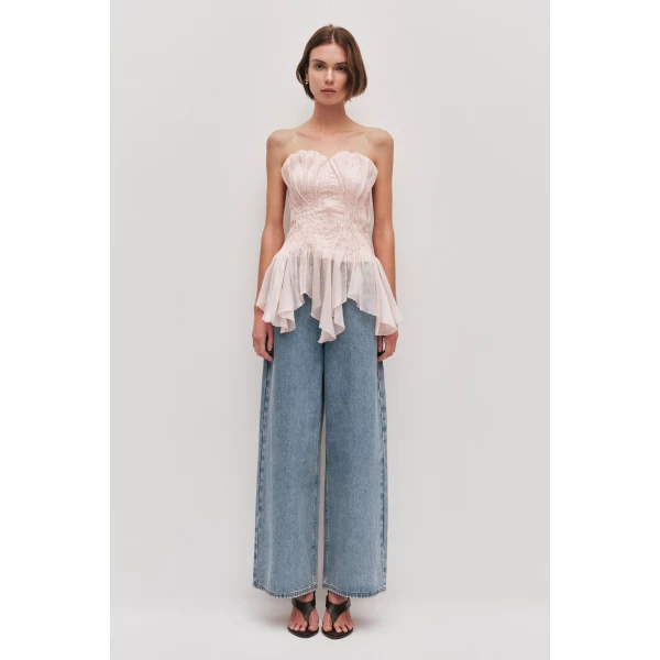 Aje Nisha Bustier Top, view 2